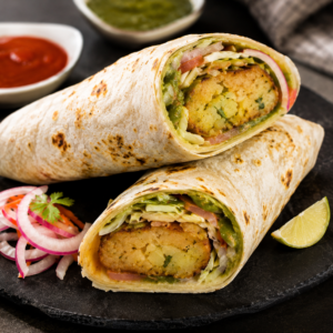 Aloo Tikki Wrap