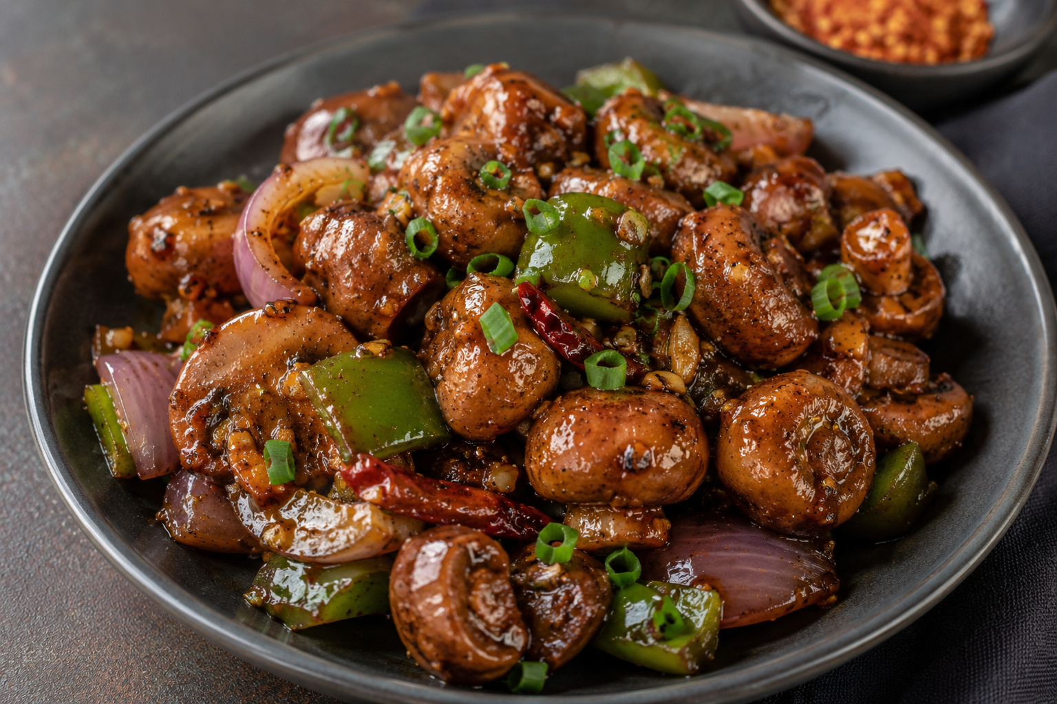 Chilli Mushroom (Half)