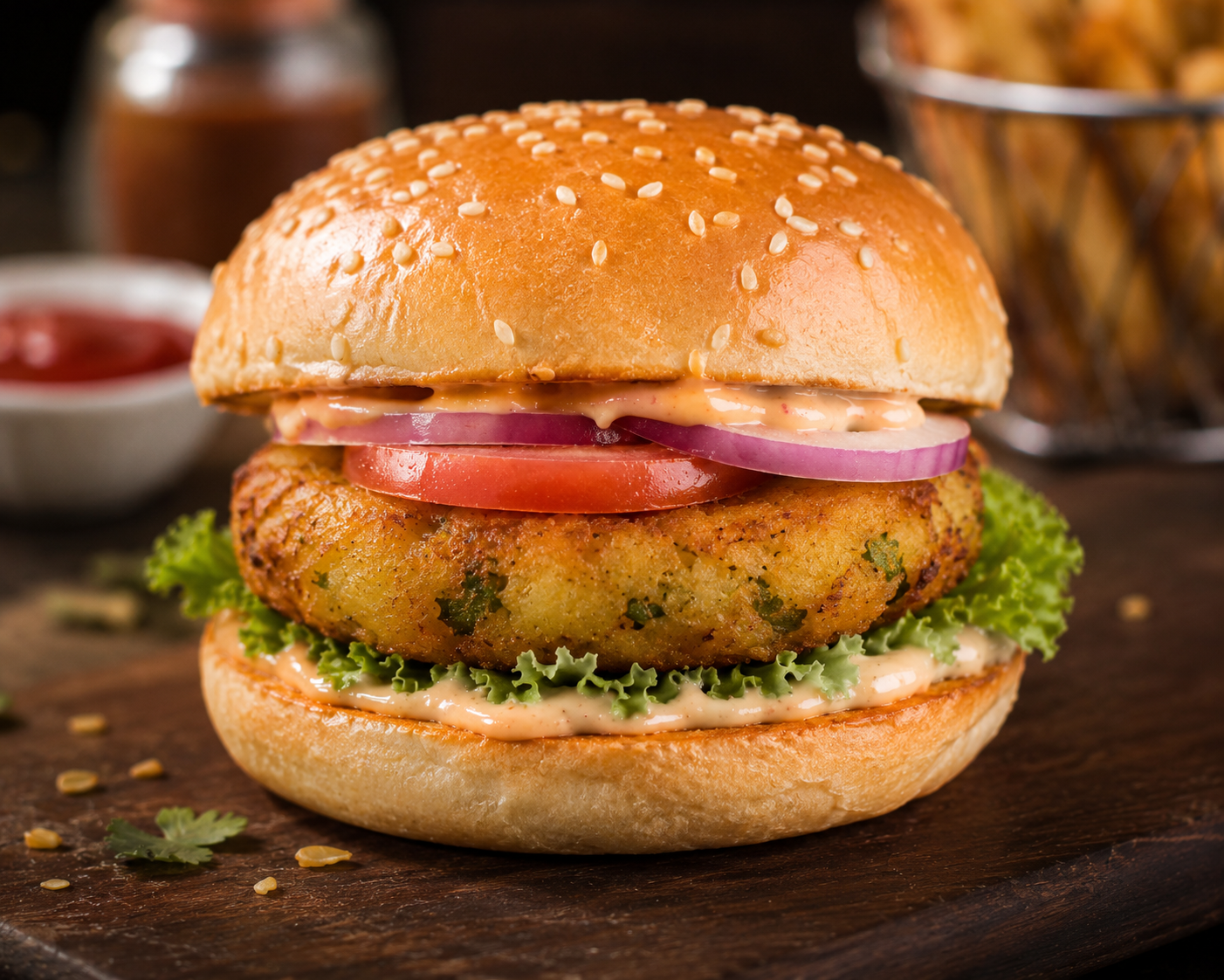Aloo Tikki Burger