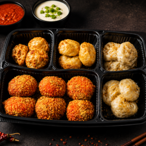 Momo Festival Platter – 18 Momos + 5 Free Dips